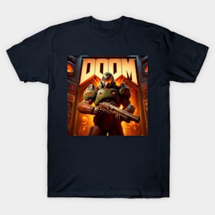 Doom Guy in 3D. T-Shirt